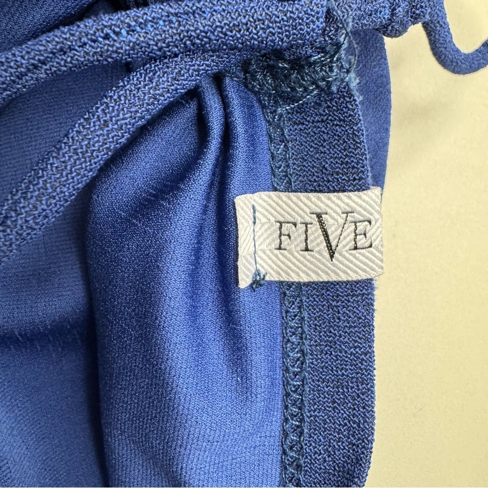 Five The Label Girls High Tied Blue Shorts YXL - Picture 3 of 6